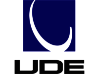 The UDE company logo.